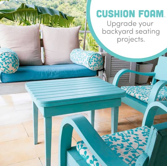 6 Pack: Fairfield™ 24" x 72" x 2" Cushion Foam Slab